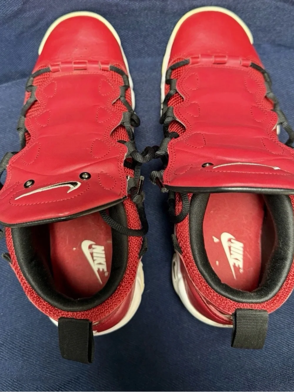 Nike Red and Black Men's Athletic Sneakers